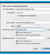 Image result for AOL Verizon Email IMAP Settings