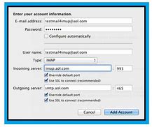 Image result for AOL Mail POP Settings Verizon