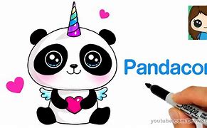 Image result for How to Draw a Pandacorn