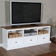 Image result for 35 Inch Wide White TV Stand 3 Drawer Storage