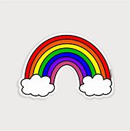 Image result for d'Live Stickers Rainbow