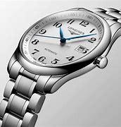 Image result for Longines Master Collection Silver and Black Metal