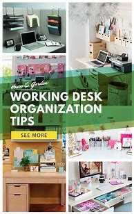 Image result for Work Desk Organization Ideas