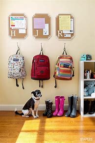 Image result for School Backpack Storage Ideas