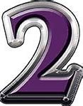 Image result for Purple Number 2