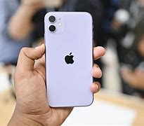 Image result for iPhone 11 in Purple in Hand