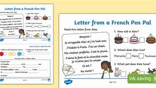Image result for French Pen Pal