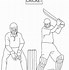 Image result for Cricket Player Sketch