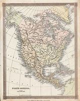 Image result for Map of North America in 1836