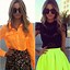 Image result for Neon Colors Clothes
