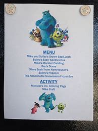 Image result for Monsters Inc Movie Night