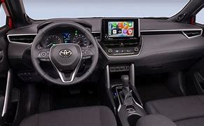 Image result for Corolla Cross/Hybrid XSE Silver Interior