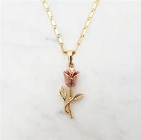 Image result for Rose Gold Plated Chain Necklace