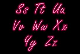 Image result for Neon Lettering