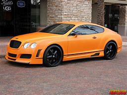 Image result for Bentley Continental GT Orange