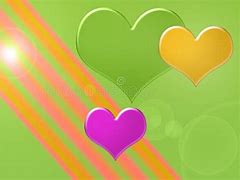 Image result for Pink and Yellow Hearts