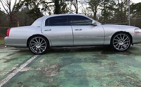Image result for Lincoln Town Car On 22s