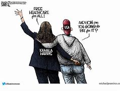 Image result for kamala harris cartoon snl