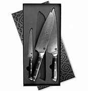 Image result for 3 Piece Damascus Knife Set