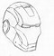 Image result for iron man face draw