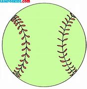 Image result for Softball Drawing