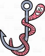 Image result for Fish Hook Cartoon Images