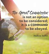Image result for Great Commission Quotes