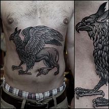 Image result for Griffin Head Tattoos