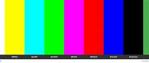 Image result for Color Bars 720 480