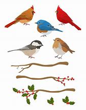Image result for Winter Bird Clip Art