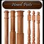 Image result for 4 Inch Stair Newel Posts