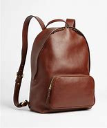 Image result for Brown Leather Rucksack Backpack