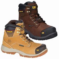 Image result for Caterpillar Steel Toe Shoes