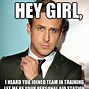 Image result for First Day of Training Meme