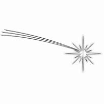 Image result for White Shooting Star Transparent