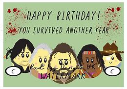 Image result for Walking Dead Birthday Clip Art