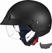 Image result for Half Motorcycle Helmets with Adjustable Headbands