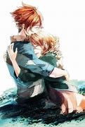 Image result for Anime Girl Hugging Ghost Boy