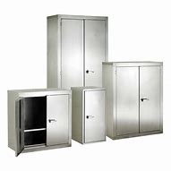 Image result for Stainless Steel Storage Cabinets
