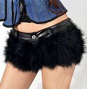 Image result for Faux Fur Shorts