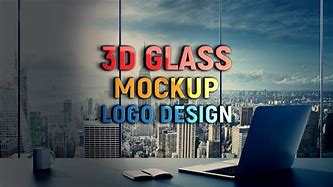 Image result for 3D Glass Mockup PSD