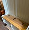 Image result for Coat Rack with Cushioned Bench and Storage