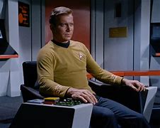 Image result for Captain Kirk Sitting in Chair