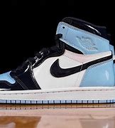 Image result for Air Jordan 1 Light Blue Leather
