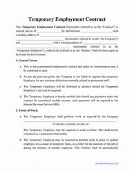 Image result for Legal Temp Contract Template