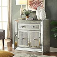 Image result for Low Profile Mirrored Sideboard