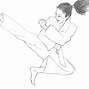 Image result for Karate Player Drawing Outline