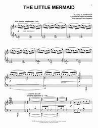 Image result for Little Mermaid Piano Sheet Music