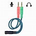 Image result for Jack Microphone Double Adapter