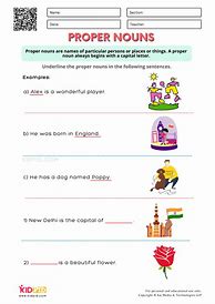 Image result for First Grade Nouns and Verbs Worksheets